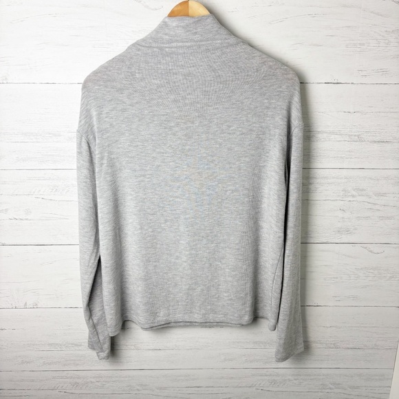 Aritzia Wilfred Free Lounge Turtleneck Heather Chrome Small - Long Sleeve - Picture 5 of 9